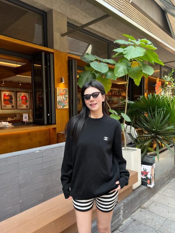 PRADA PRA25SS early spring new imported wool knit crew neck sweater