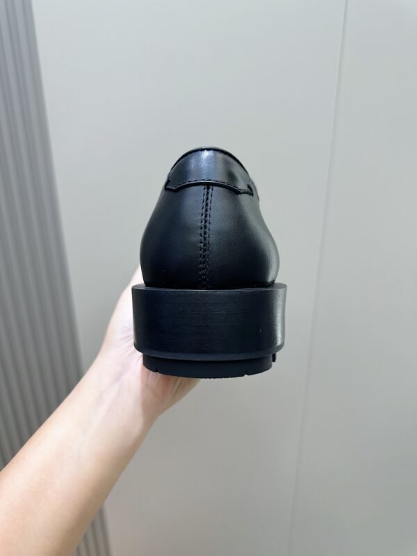 Zegna Black Handmade Udine Derby Shoes - Image 10