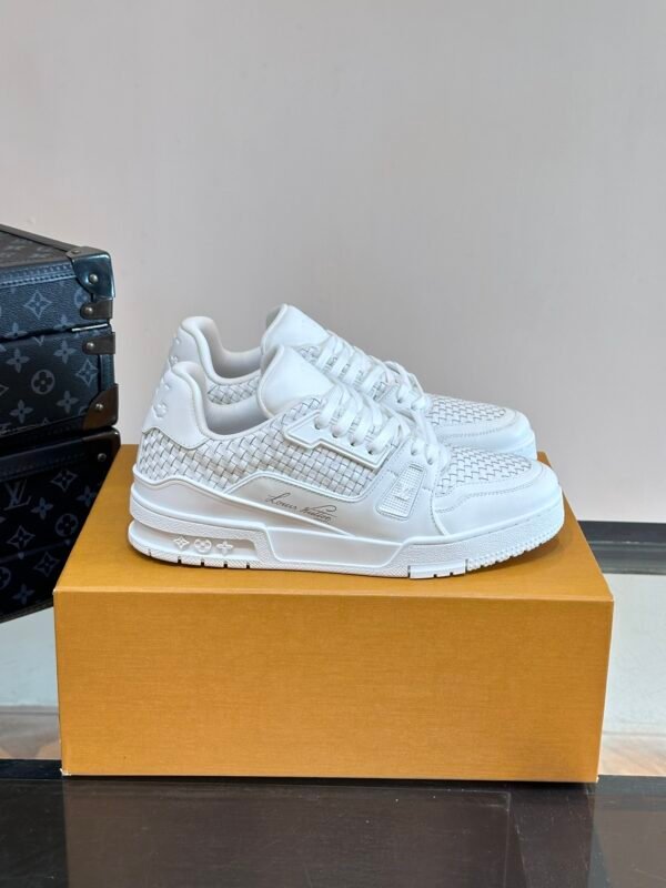 ◾️▫️LV Luxury Men's Trainer Casual Sneakers - Image 9