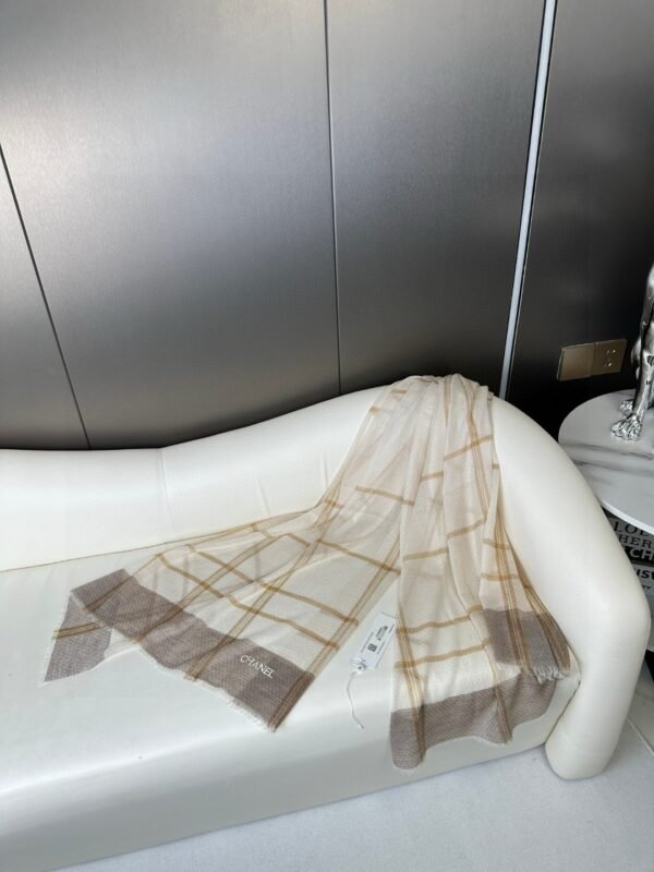 Chanel Scarf/Brown - Image 5