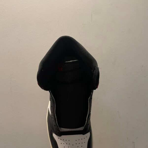 Nike AJ1 Air Jordan 1 “Black Toe Reimagined” High Top Retro Basketball Shoes White Black Red - Image 9