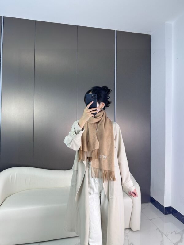 Louis Vuitton Scarf/Brown - Image 3