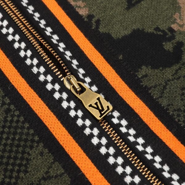 LV Louis Vuitton/Louis Vuitton 24Fw Western Cowboy Jacquard Camouflage Knit Jacket - Image 5
