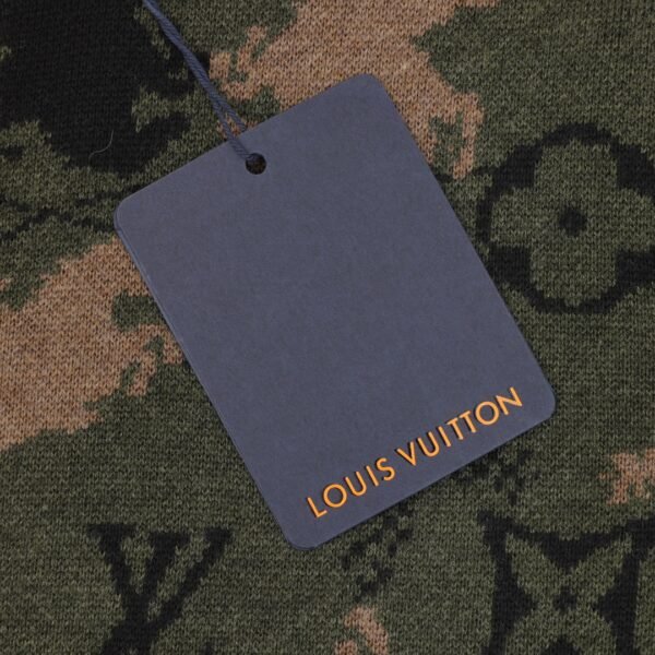LV Louis Vuitton/Louis Vuitton 24Fw Western Cowboy Jacquard Camouflage Knit Jacket - Image 9