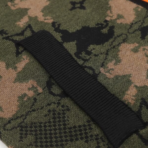 LV Louis Vuitton/Louis Vuitton 24Fw Western Cowboy Jacquard Camouflage Knit Jacket - Image 7