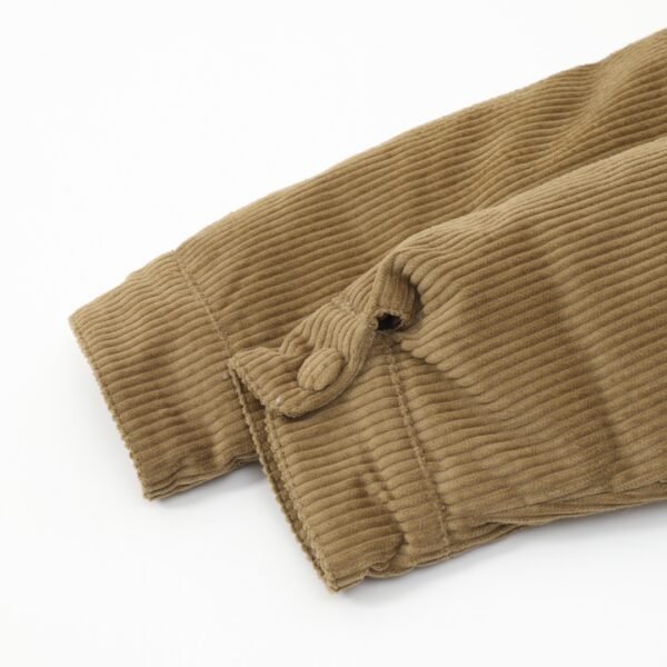 Miu Miu 24Fw Patch Embroidered Corduroy Down Jacket - Image 4