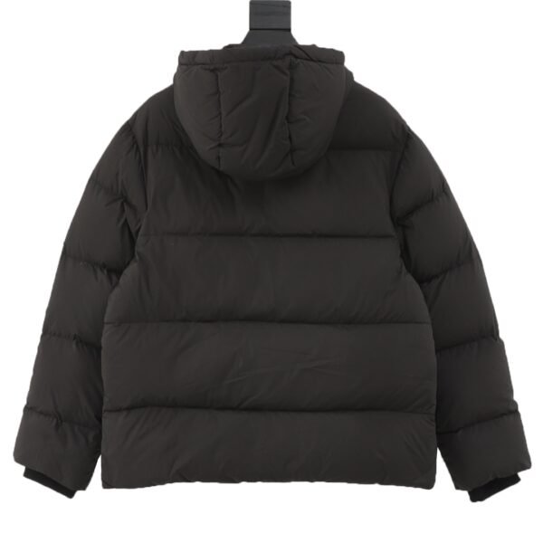 MIUMIU MM Patch Embroidered Hooded Down Jacket - Image 5