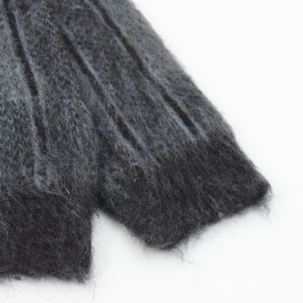 Alexander Wang jacquard blue and black mohair sweater - Image 9