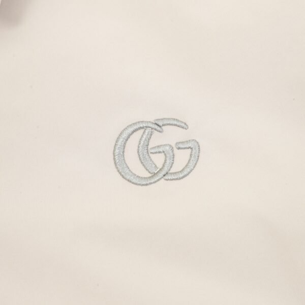 Gucci GG embroidered logo lapel cotton jacket - Image 3