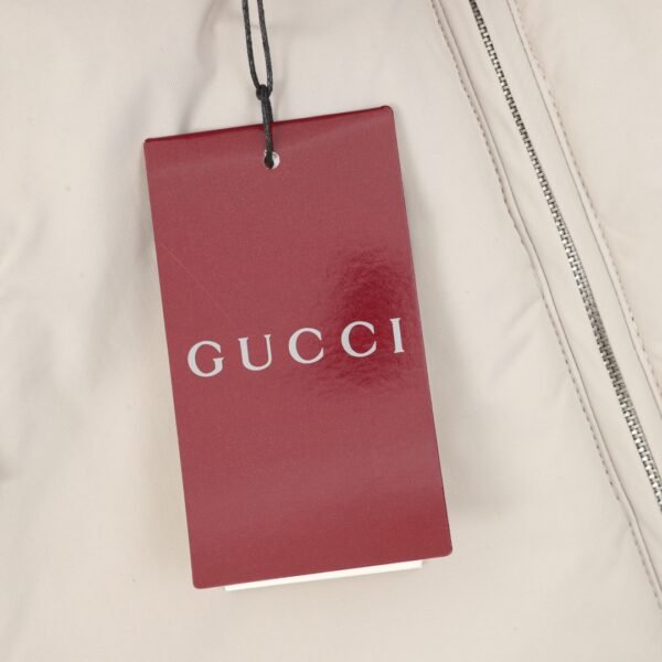Gucci GG embroidered logo lapel cotton jacket - Image 2