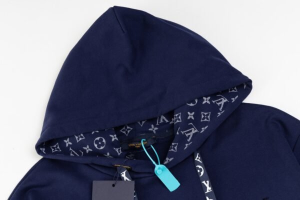 LOUIS VUITTON Floral Rope Print Hooded Sweatshirt - Image 4