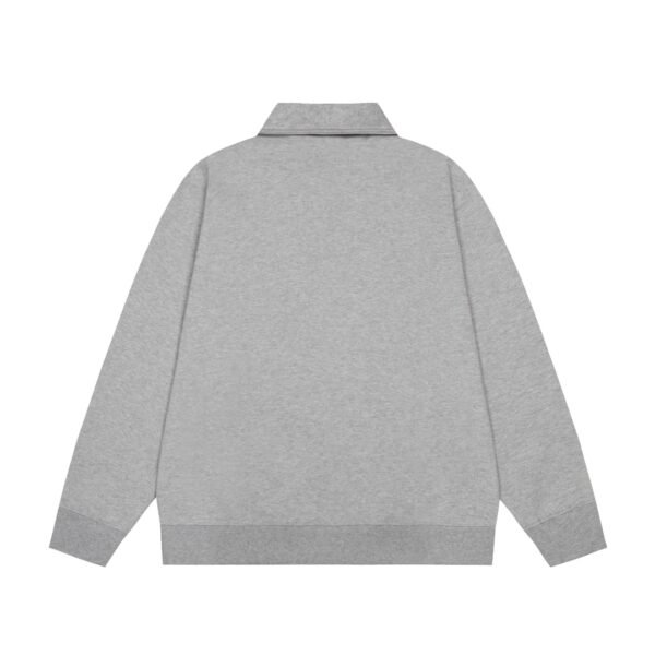 Miumiu star with the same patch leather letters embroidered zipper sweater - Image 3