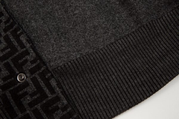 Fendi Reversible Wool Logo Jacket Baseball Jacket - Image 10