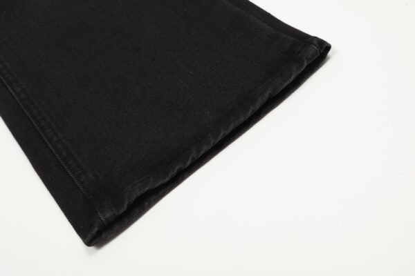 Balenciaga washed and aged vintage high street skinny drapey knife cut striped straight leg jeans - Image 15
