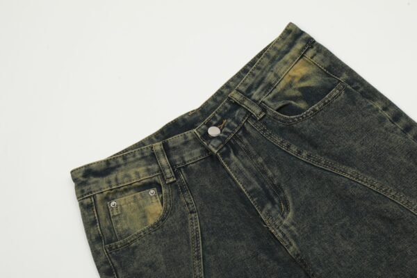 Balenciaga Gradient Stripe Straight Leg Jeans - Image 5