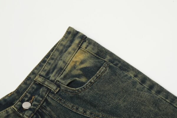 Balenciaga Gradient Stripe Straight Leg Jeans - Image 9