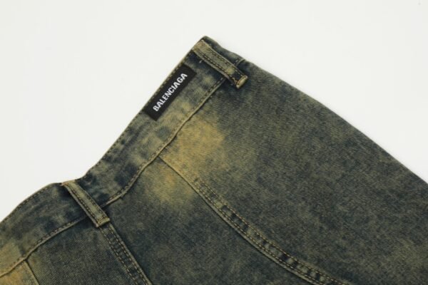 Balenciaga Gradient Stripe Straight Leg Jeans - Image 11