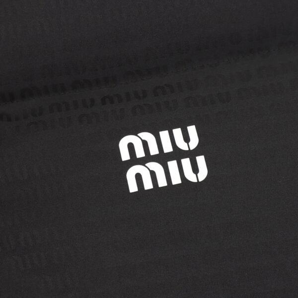 MIU MIU MM 24 new jacquard full print lapel down jacket - Image 8