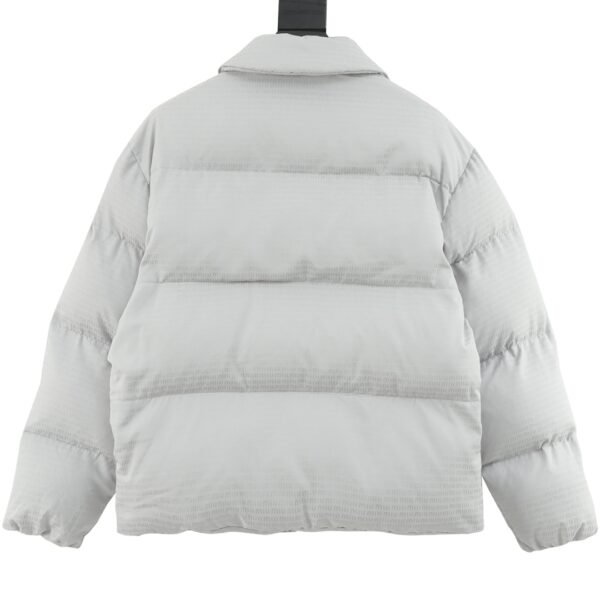 MIU MIU MM 24 new jacquard full print lapel down jacket - Image 8