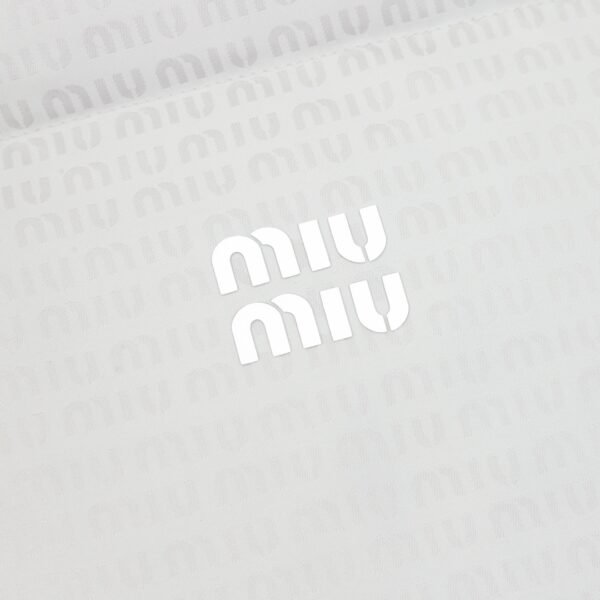 MIU MIU MM 24 new jacquard full print lapel down jacket - Image 2