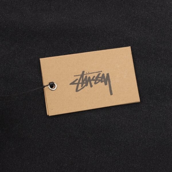 Stussy Black Eight Embroidered Heavy Wash Jeans - Image 6