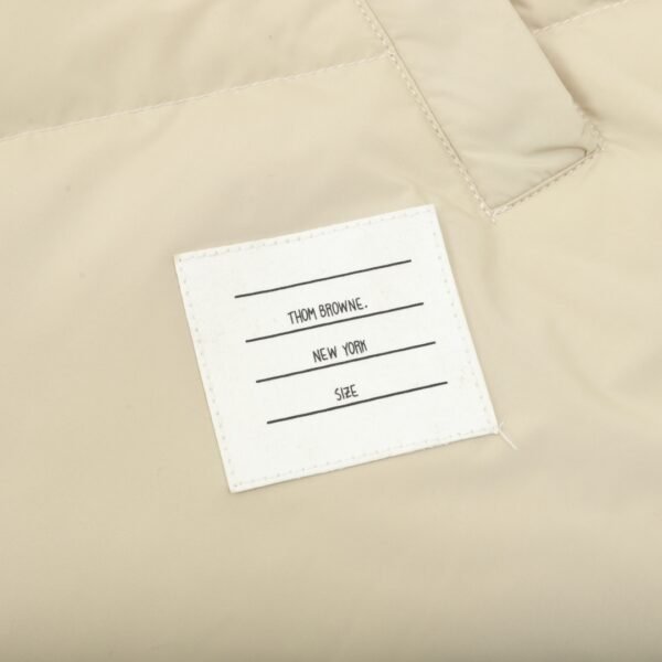 Tom Browne 23Fw Classic Four Bar Webbing Down Jacket - Image 7