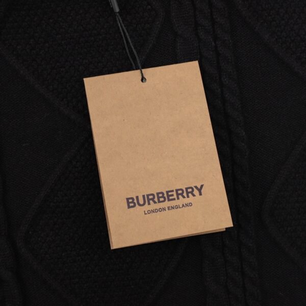 Burberry False Two Piece Patchwork Crew Neck Sweater - Image 8