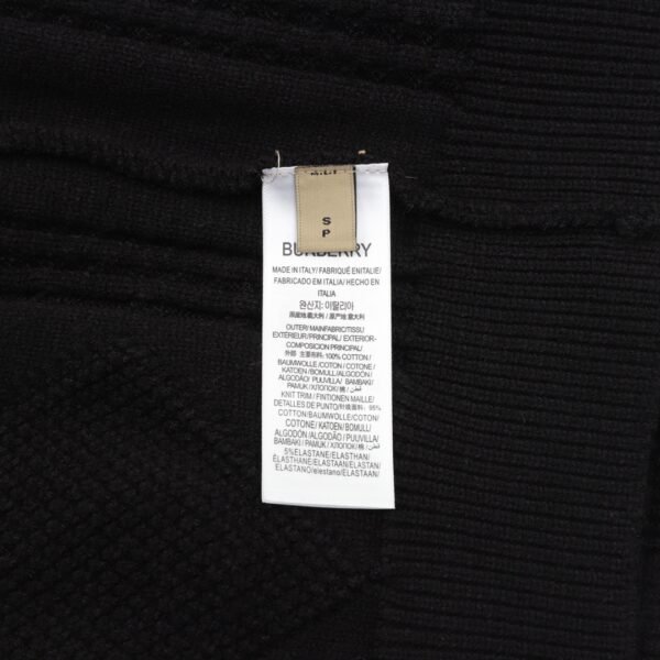 Burberry False Two Piece Patchwork Crew Neck Sweater - Image 5