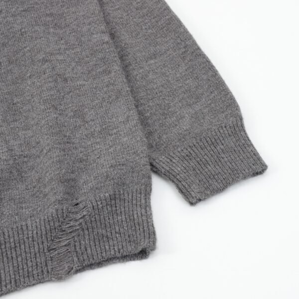 Balenciaga Double B Embroidered Knit Crew Sweater - Image 10