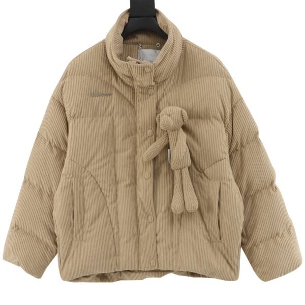 13DeMarzo Corduroy Animal Button Jacket