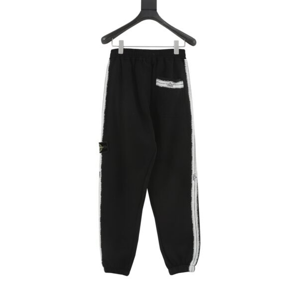 Supreme Week12 X Stone Island Hooded Sweatpants with Side Stripes - Image 5