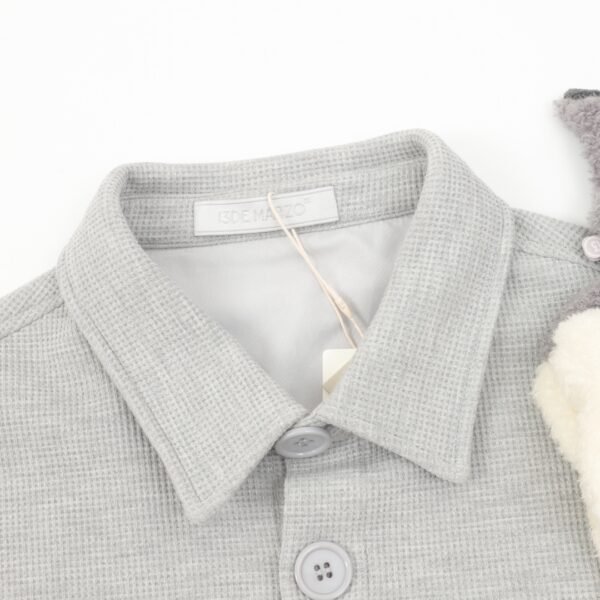 13DeMarzo Bear Waffle Shirt - Image 10