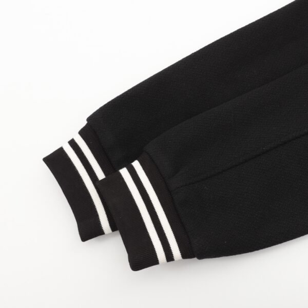 Saint Laurent Paris/St. Laurent Classic colorblocking baseball collar jacket jacket - Image 9