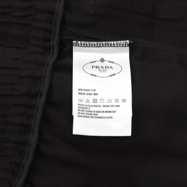 Prada Zipper Pocket Triangle Label Casual Pants - Image 8