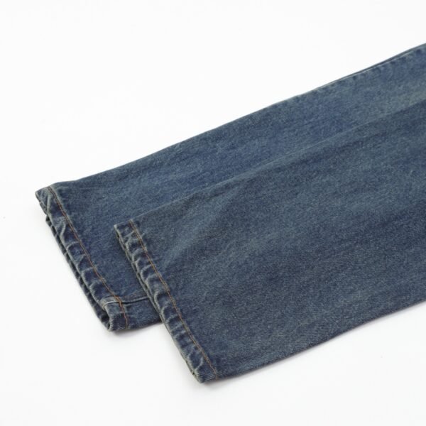 Miu Miu 24Fw Back Pocket Embroidered Logo Jeans - Image 4