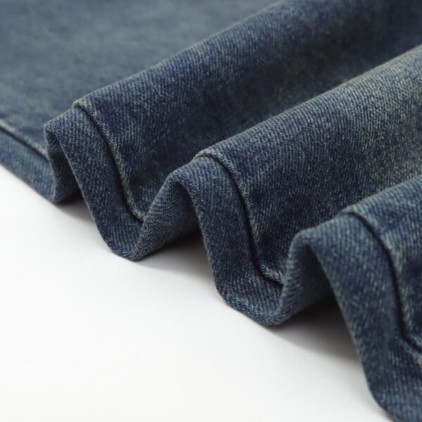 Miu Miu 24Fw Back Pocket Embroidered Logo Jeans - Image 9