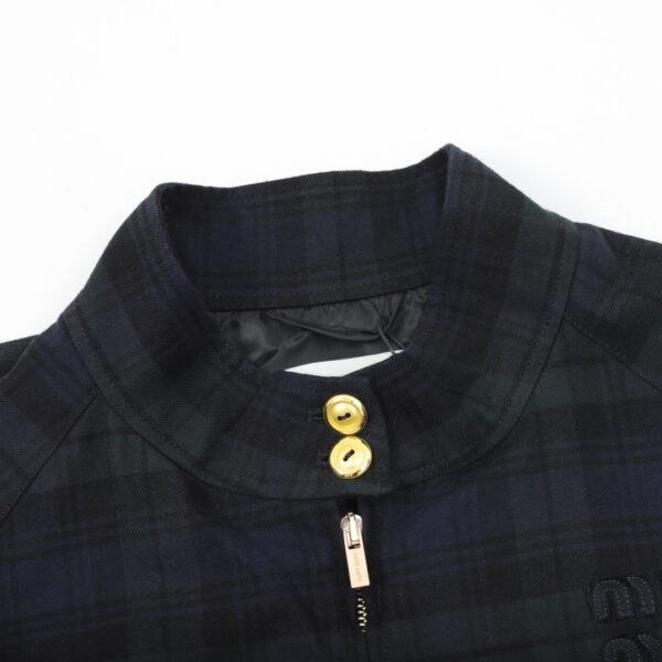 Miu Miu 24Fw Patch Embroidered Monogrammed Jacket - Image 10