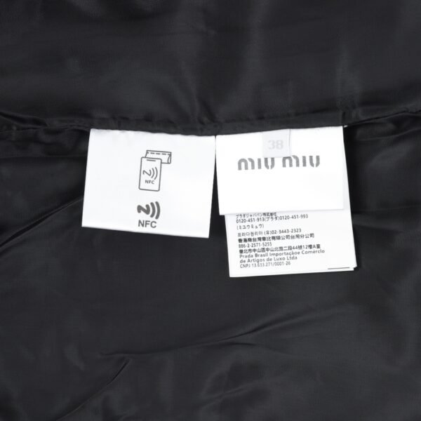 Miu Miu 24Fw Patch Embroidered Monogrammed Jacket - Image 2